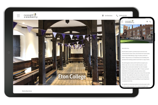 Website Design and Build for Russell Cawberry