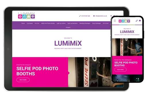 Lumimix Web Design |  Web Design West Sussex | Web Design East Sussex | BarkWeb